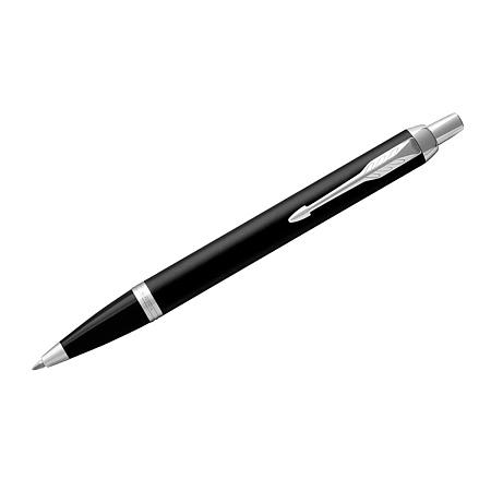 Ручка шариковая Parker "IM Essential Muted Black CT" синяя, 1,0мм, кнопочн., подарочная упаковка