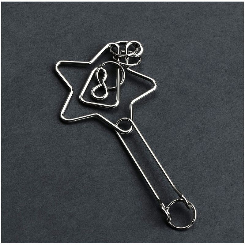 Головоломка металлическая средняя ТРИ СОВЫ, ассорти, 1 уровень сложности 