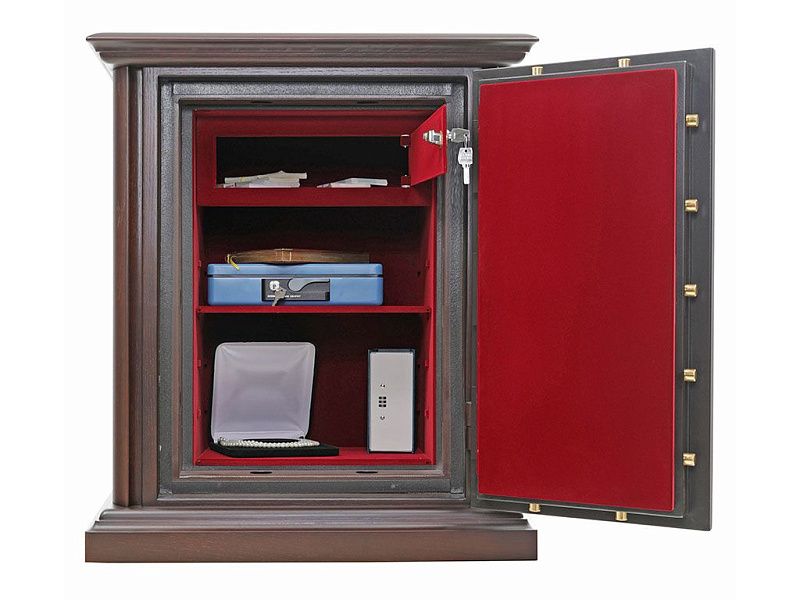 Огневзломостойкий сейф в дереве VALBERG Гарант Евро 67Т Д (дуб)