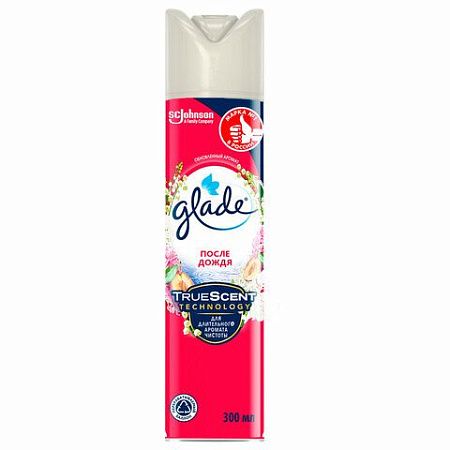 Освежитель воздуха аэрозольный 300 мл, GLADE "После дождя" 