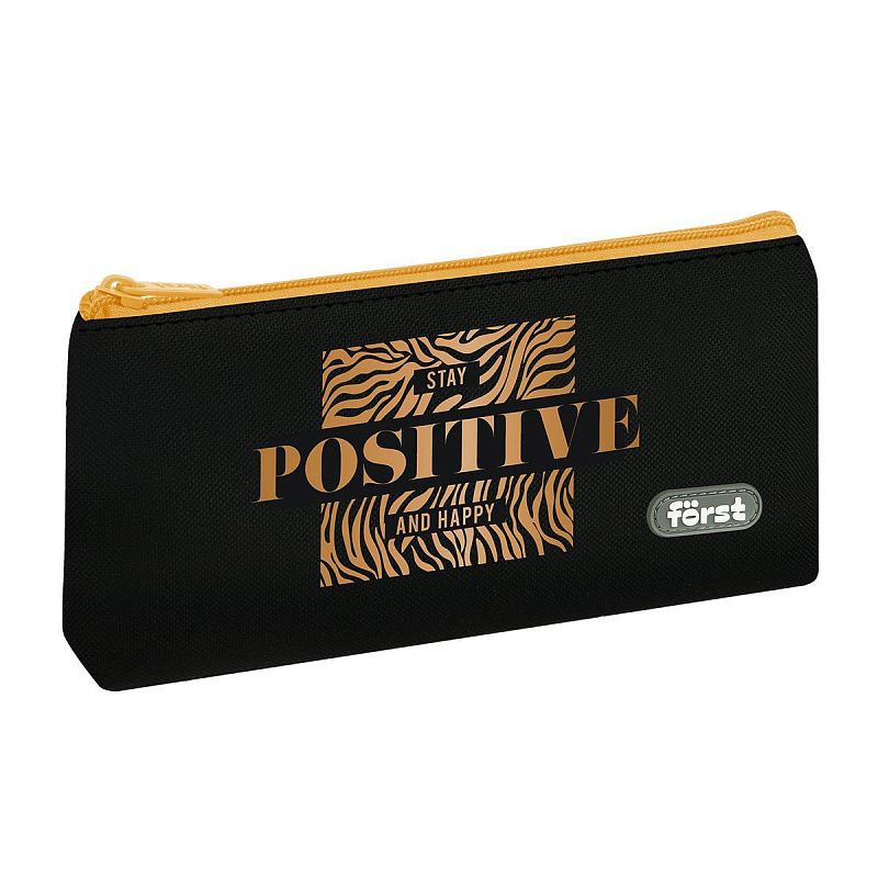 Пенал мягкий 1 отделение, 225*120*35 Först "Positive", текстиль