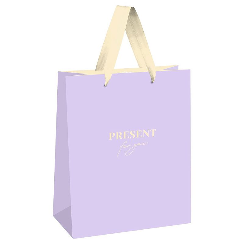 Пакет подарочный 18*23*10см MESHU "Monochrome", матовая ламинация, ассорти