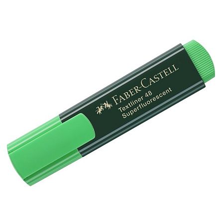 Текстовыделитель Faber-Castell "48" зеленый, 1-5мм 