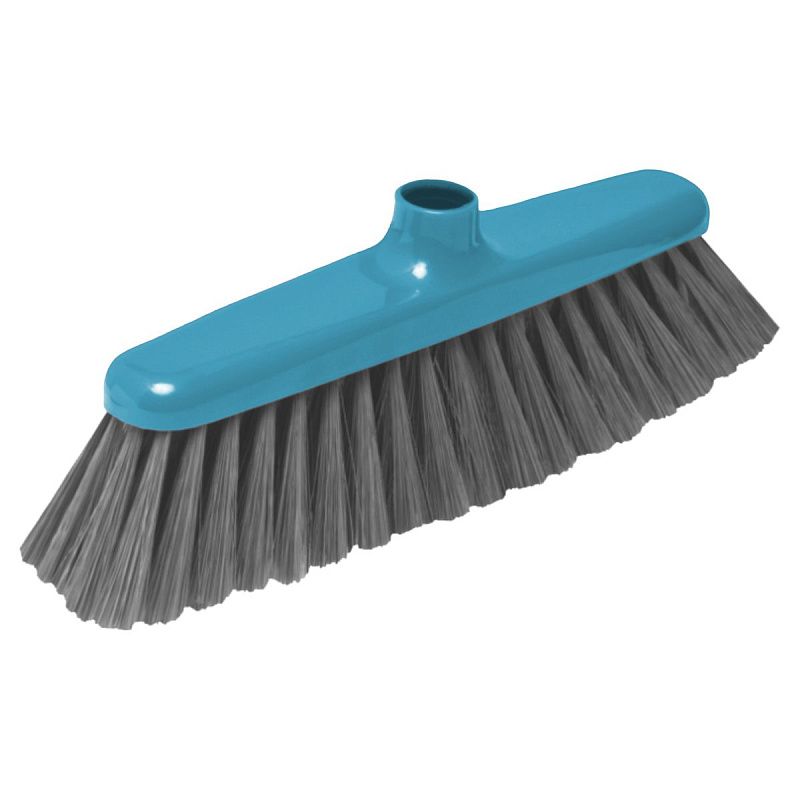 Щетка для уборки YORK "Елизавета" без черенка, ширина 30см, щетина 6,8см, пластик, еврорезьба, цвет ассорти