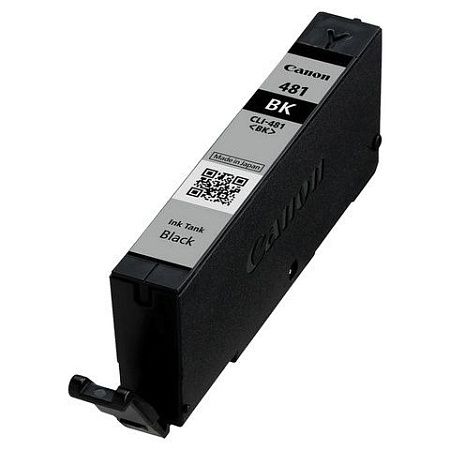 Картридж струйный CANON (CLI-481BK) для PIXMA TS704 / TS6140, черный, ресурс 1478 страниц, оригинальный, 2101C001 