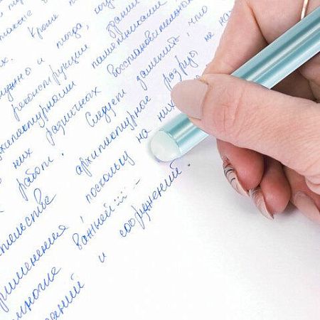 Ручки стираемые гелевые STAFF "College" EGP-664, НАБОР 4 штуки (3 СИНИХ, 1 ЧЕРНАЯ), игольчатый узел 0,5 мм, линия письма 0,38 мм, 143667 