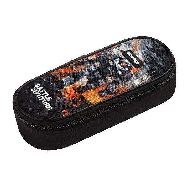 Пенал корпусный 1 отделение, 220*90*45 мм, Berlingo "Battle For The Future", полиэстер