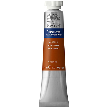 Акварель художественная Winsor&Newton "Cotman", 21мл, туба, светло-красный