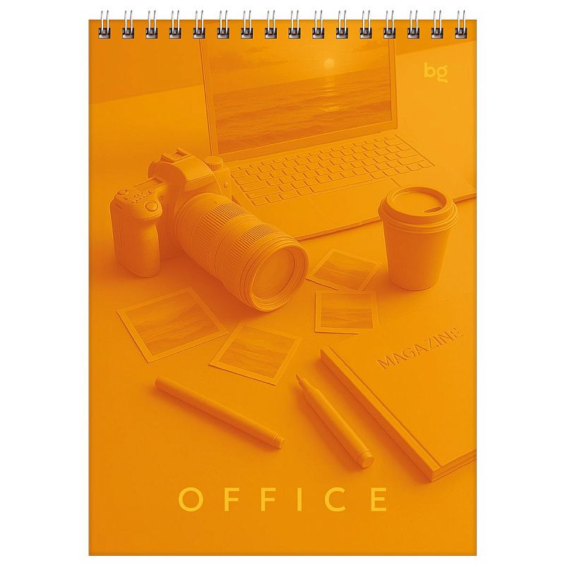 Блокнот А5 60л. на гребне BG "Моноколор. Офис"