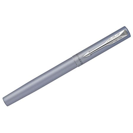 Ручка-роллер Parker "Vector XL Silver Blue" черная, 0,8мм, подарочная упаковка 