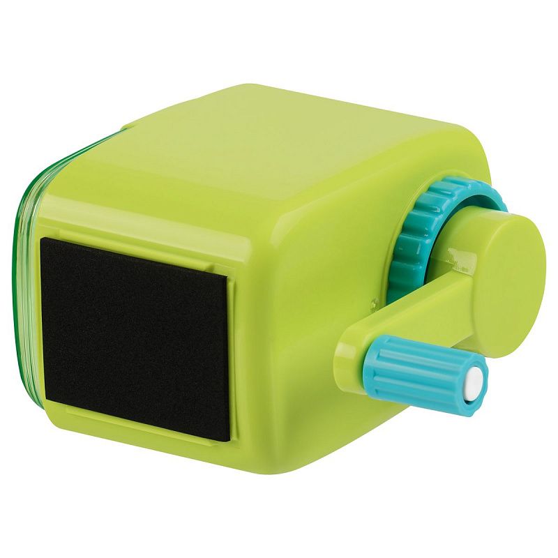 Точилка механическая OfficeSpace, пласт. корпус, зеленая, инд. упаковка 