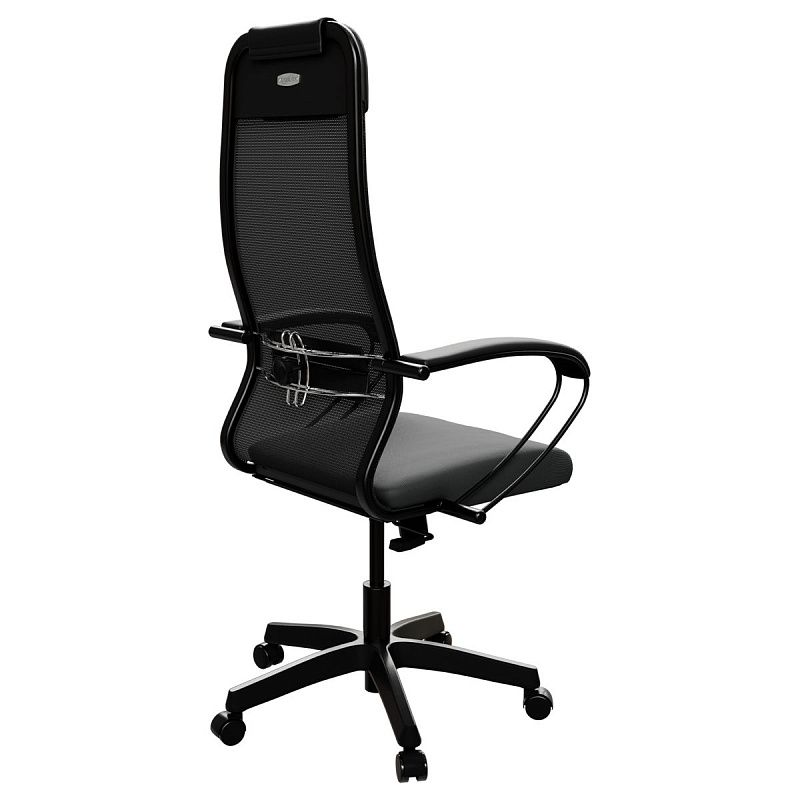 Кресло руководителя Метта ErgoLife" Set 11, сетка черная, топ-ган (130/Sit001), 13E.12.1.222