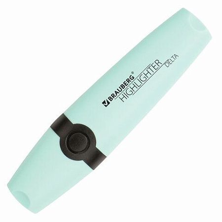 Текстовыделитель BRAUBERG "DELTA PASTEL", БИРЮЗОВЫЙ, линия 1-5 мм, 151732 
