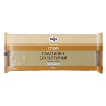 Пластилин скульптурный Гамма "Студия", телесный, мягкий, 1кг, пакет