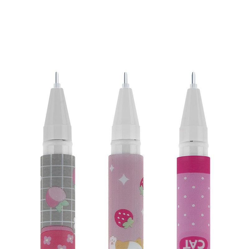 Ручка гелевая стираемая MESHU "Sweet paws" синяя, 0,5мм, корпус ассорти 