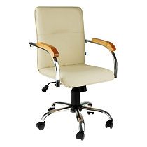 УЦЕНКА - Кресло оператора Helmi HL-M23 "Самба G/Samba G", CH, экокожа, бежевый, бук, механизм качания BOX1 УЦЕНКА - Кресло оператора Helmi HL-M23 "Самба G/Samba G", CH, экокожа, бежевый, бук, механизм качания BOX1