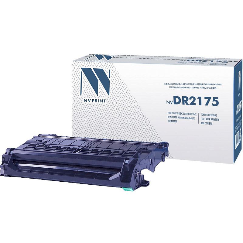 Барабан совм. NV Print DR-2175 черный для Brother HL-2140R/42R/50NR/70WR/DCP-7030R/32R (12000стр.)