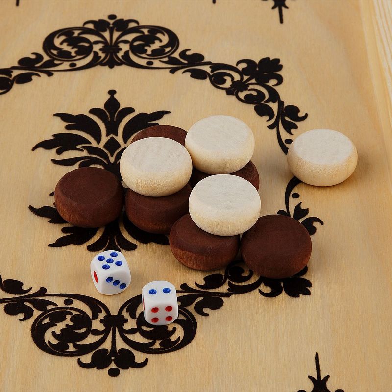 Игра настольная ТРИ СОВЫ "Нарды", с деревянной доской 40*40см