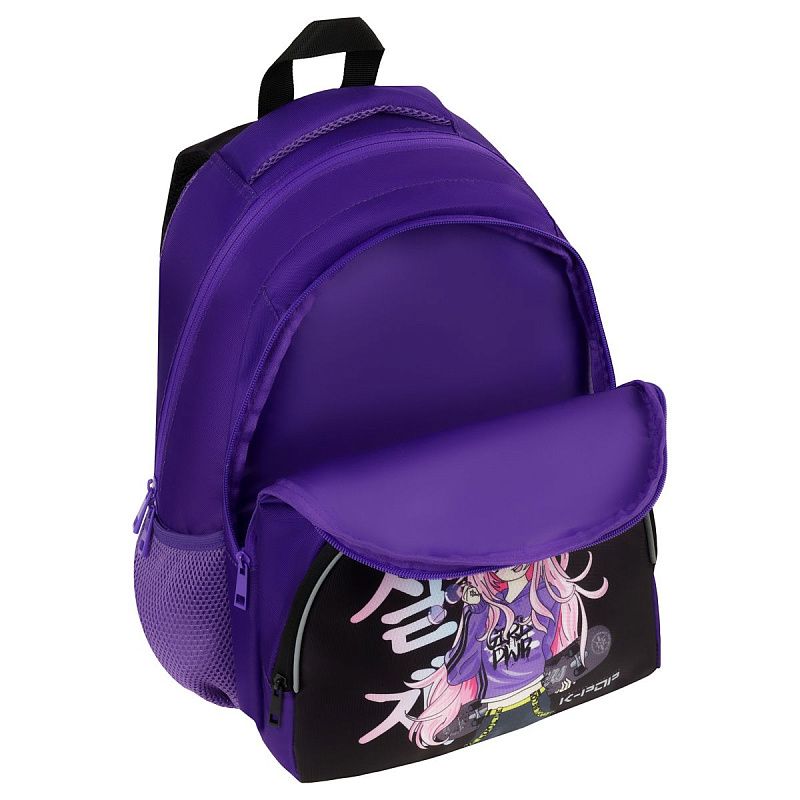 Рюкзак ArtSpace School "Kawaii", 40*28*18см, 2 отделения, 3 кармана, уплотн. спинка 