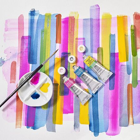 Акварель художественная Winsor&Newton "Professional", 14мл, туба, желтый бледный бескадмиевый
