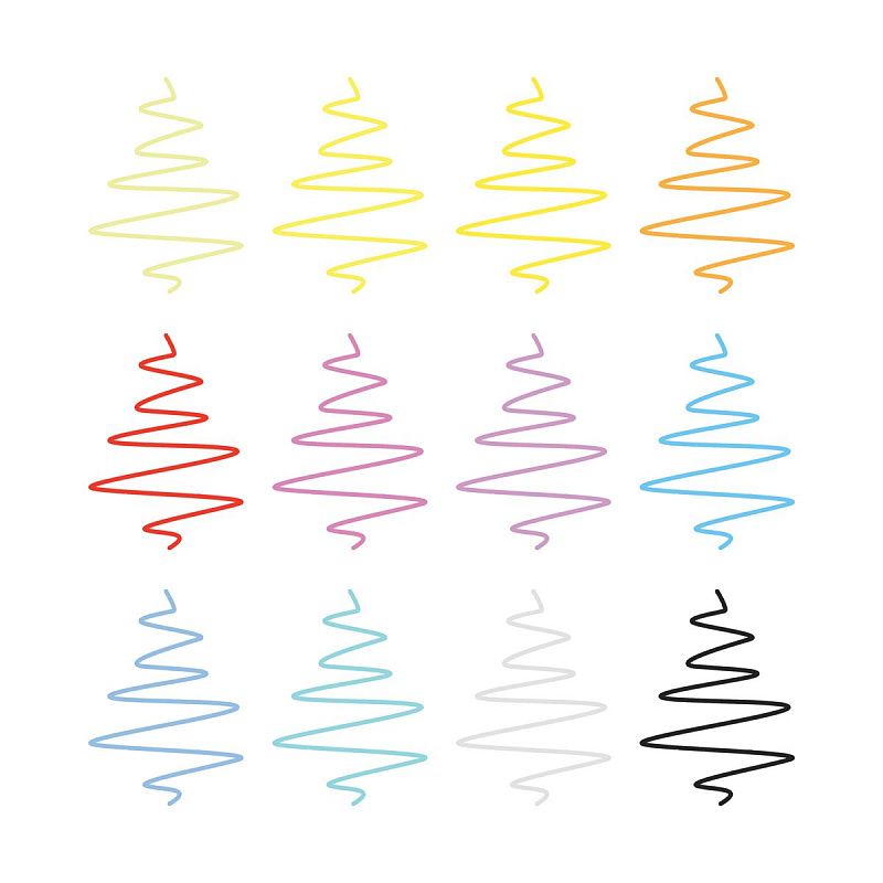 Набор гелевых ручек ArtSpace "Кот-сластена" 12цв., 1,0мм, с блестками, ПВХ чехол 