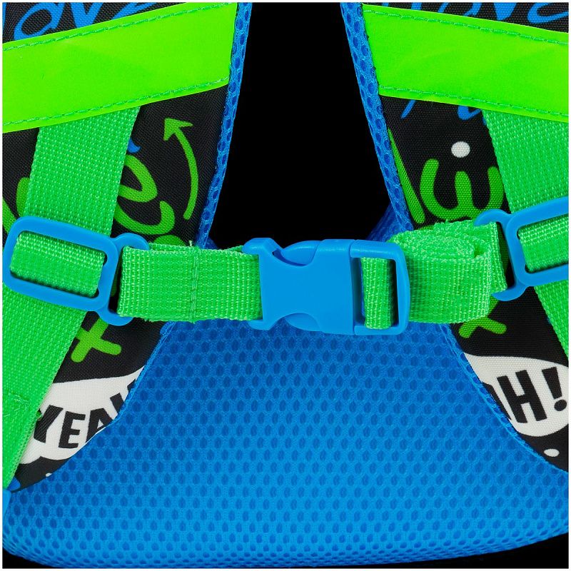 Ранец ArtSpace School Friend Light"Crash" 35*29*12см, 2 отделения, 2 кармана, анатомическая спинка 