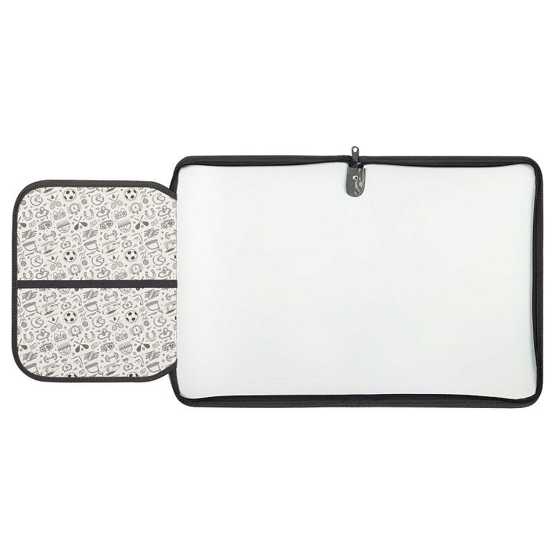 Папка для труда 1 отделение, А4, ArtSpace "Skateboard", 325*230*25мм, пластик, молния вокруг, откид. планка 