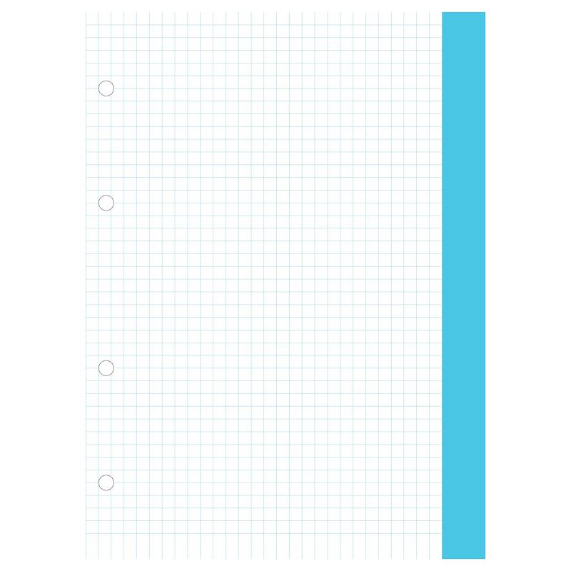 Сменный блок 120л., А4, BG, белый с цветными краями, пленка т/у, с вкладышем