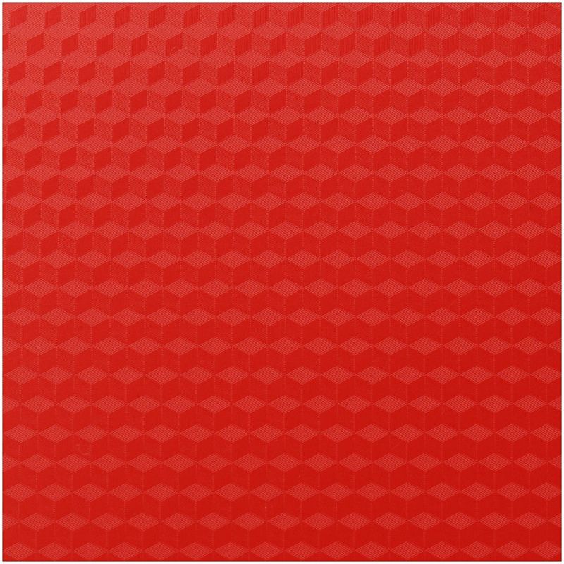 Папка на 2 кольцах СТАММ "Кристалл" А4, 25мм, 700мкм, пластик, красная 