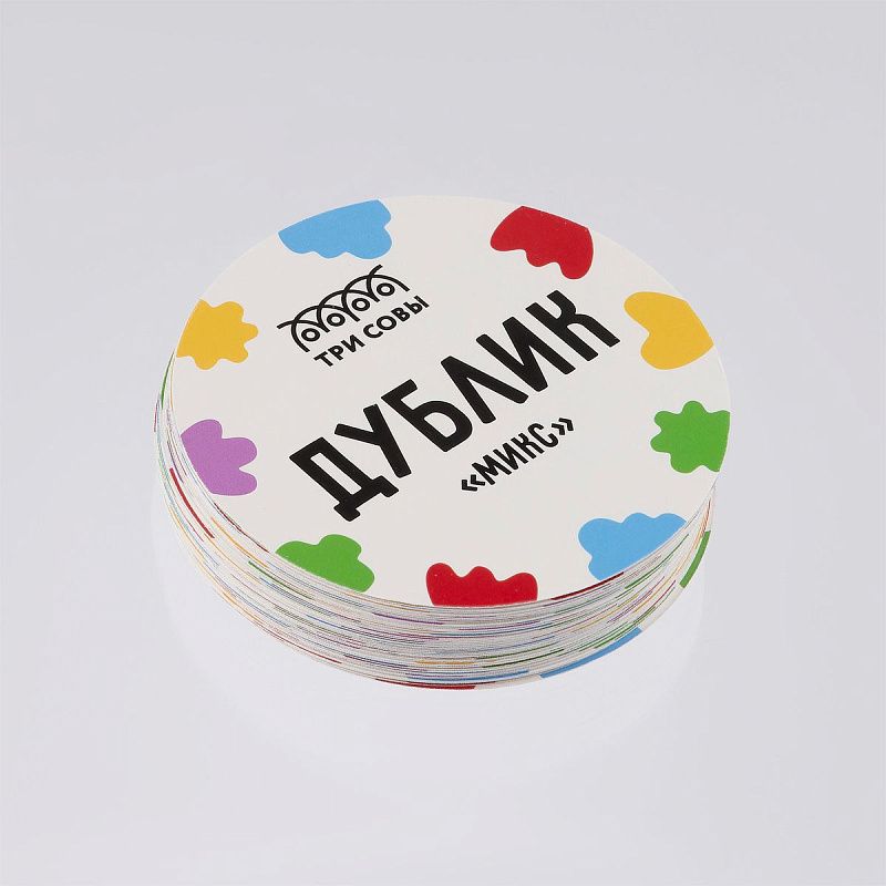 Игра настольная ТРИ СОВЫ "Дублик. Микс", 60 карточек, картонная коробка 