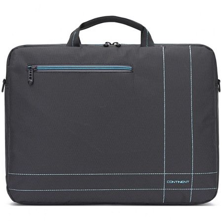 Сумка для ноутбука 15,6" Continent CC-201 GB полиэстер, нейлон, черный, 400*300*50мм 