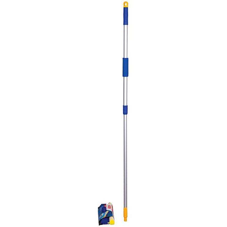 Стекломойка OfficeClean Professional, алюм. телеск. ручка 76-125см, раб. часть 25см (стяжка,губка,ручка)