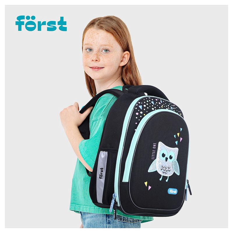 Ранец Först F-Light "Little one" 36*27*15см, 2 отделения, 2 кармана, анатомическая спинка 