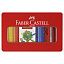 Карандаши цветные Faber-Castell "Grip", 48цв., трехгран., заточ.+ч/г кар. Grip+точилка+кисть, метал. коробка