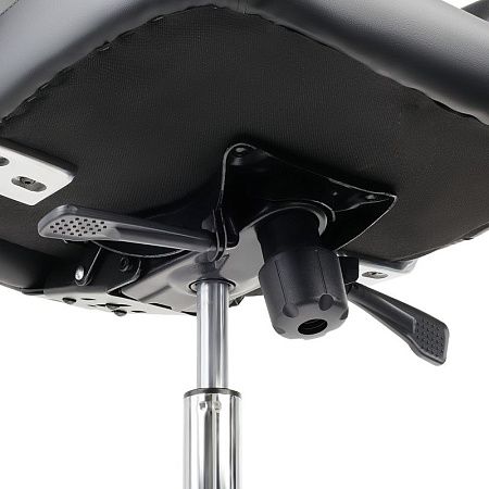 Кресло руководителя Helmi HL-E33 "Synchro Premium", экокожа черная, синхромеханизм, алюминий, до 150кг