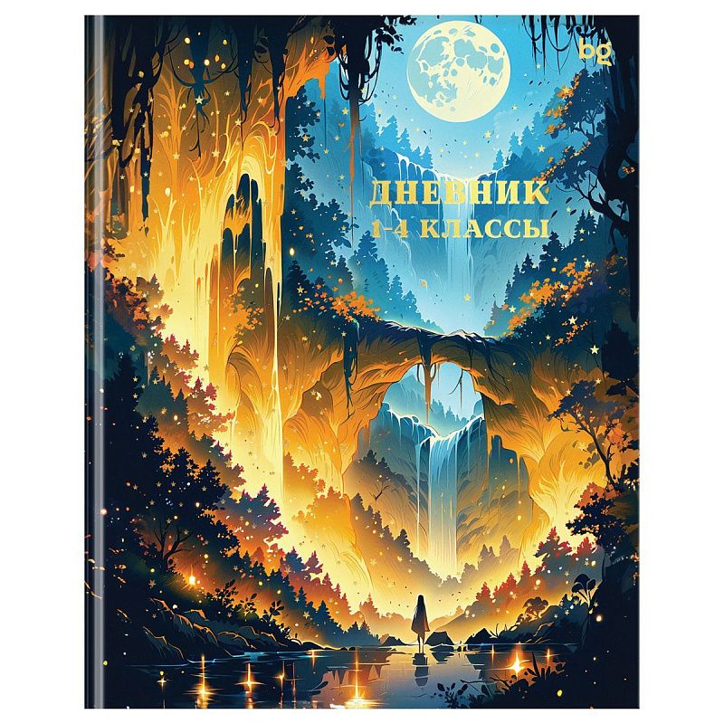 Дневник 1-4 кл. 48л. (ЛАЙТ) BG "Magical garden", глянцевая ламинация, тиснение фольгой