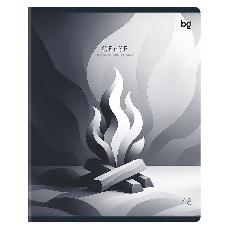 Тетрадь предметная 48л. BG "В гранях разума" - ОБиЗР, матовая ламинация
