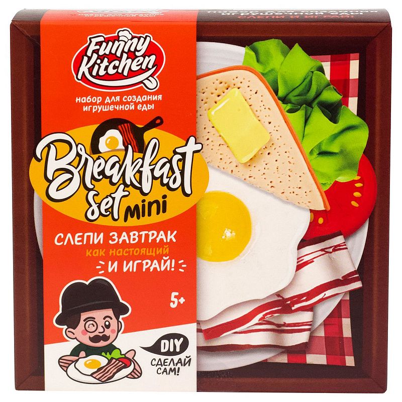 Набор для создания игрушечной еды Funny Kitchen "Breakfast set mini"