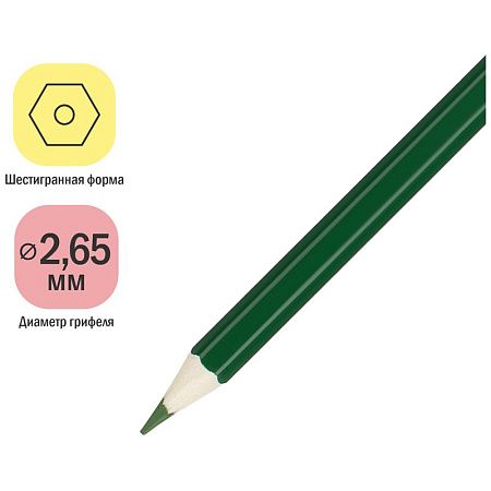 Карандаши цветные ArtSpace "Милые зверушки", 06цв., заточен., картон, европодвес