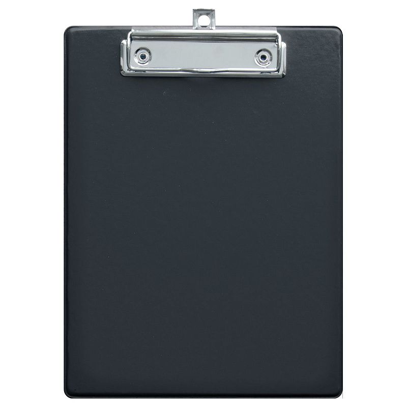 Планшет с зажимом OfficeSpace А5, ПВХ, черный