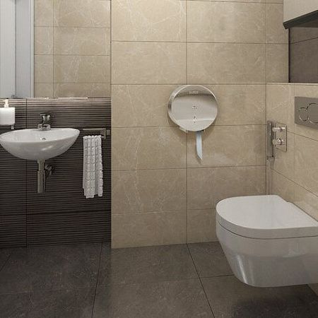 Диспенсер для туалетной бумаги LAIMA PROFESSIONAL INOX, (Система T2) малый, нержавеющая сталь, матовый, 605698 