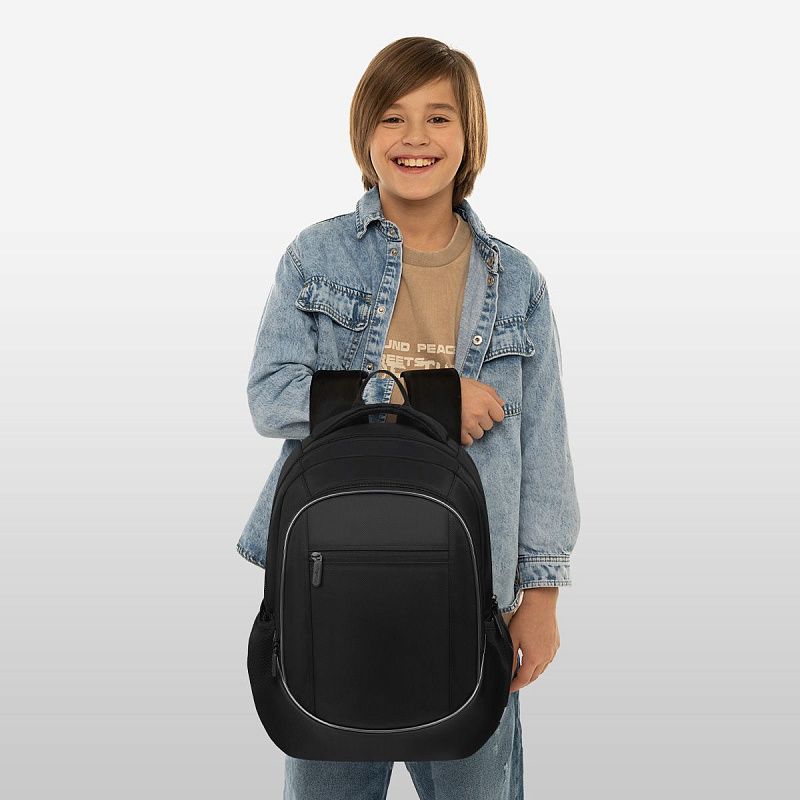 Рюкзак Berlingo U4 "Black Energy" 41*29,5*13см, 2 отделения, 3 кармана, эргономичная спинка 