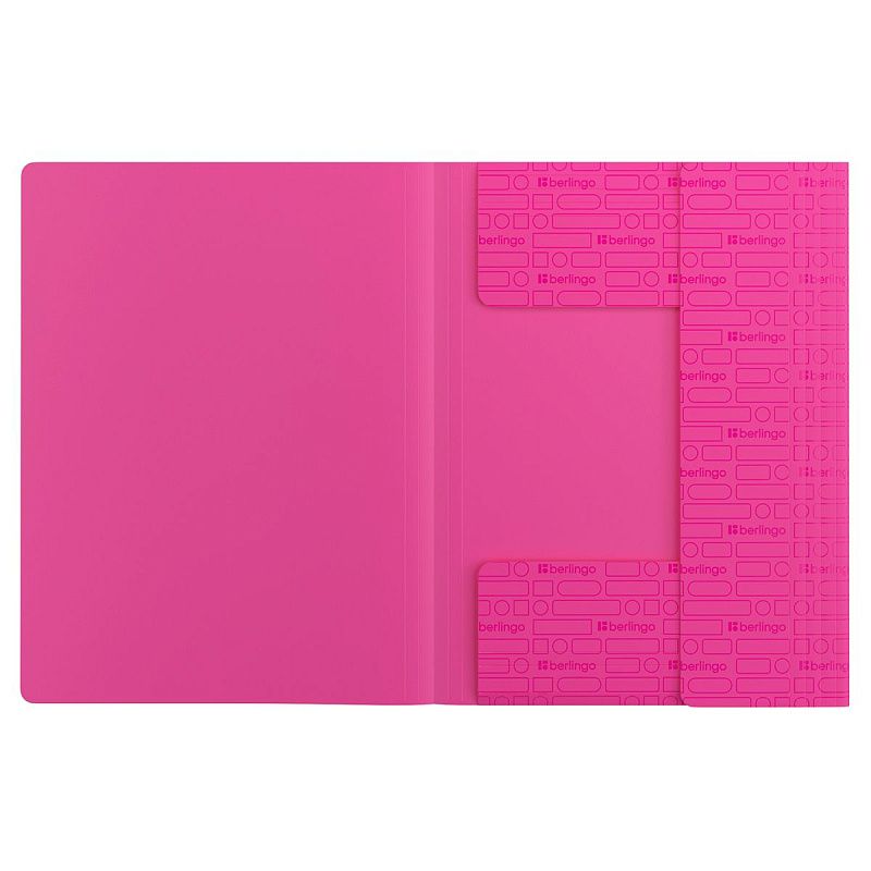 Папка на резинке Berlingo "Your Way" А4, 600мкм,  розовый неон 