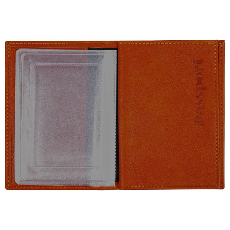 Обложка для автодокументов + паспорт OfficeSpace "AutoFiles", экокожа, коричневая 