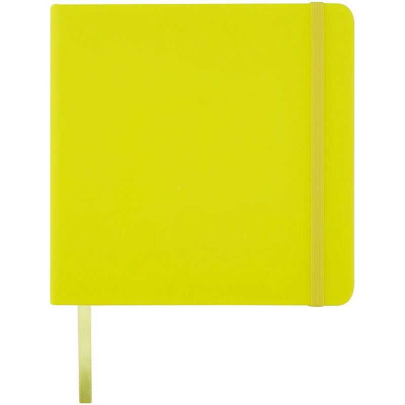 Скетчбук 80л., 150*150 Гамма "Студия",  яркие цвета ассорти, твердая обложка, на резинке, слоновая кость, 140г/м2