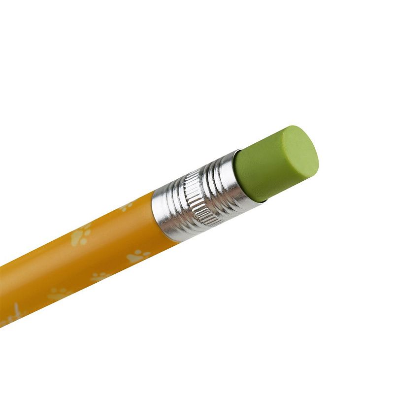 Карандаш механический MESHU "Check Meowt", печать на корпусе, с ластиком, 0,7мм, ассорти 