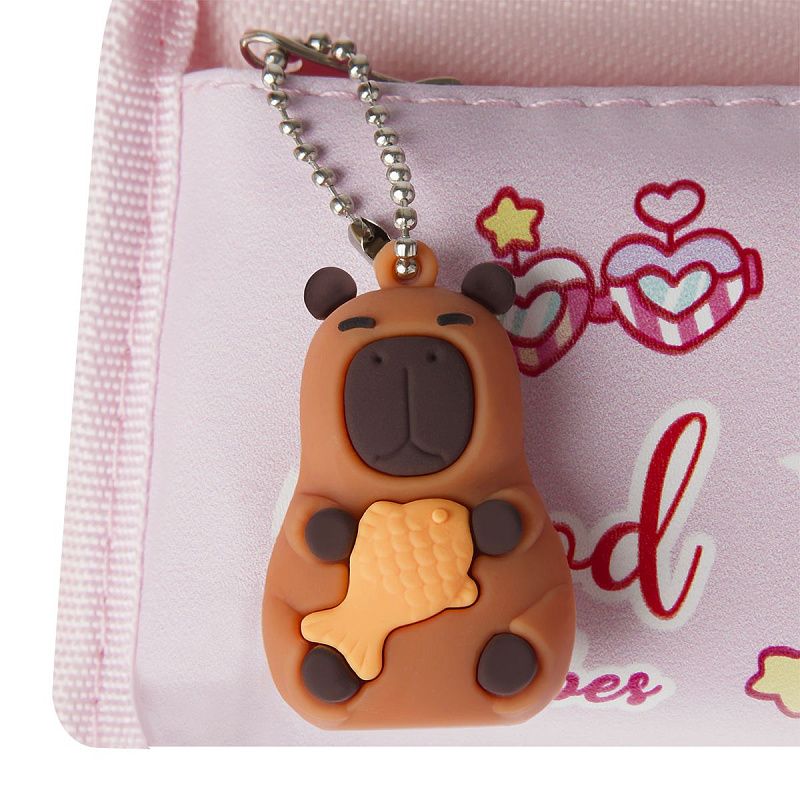 Пенал мягкий 210*90*55 MESHU "Capy", 2 отделения, полиэстер, ПВХ 