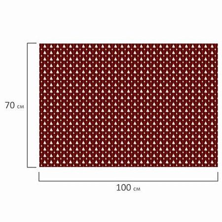 Бумага упаковочная новогодняя "Red&Blue" 70x100 см, 10 дизайнов ассорти, ЗОЛОТАЯ СКАЗКА, 591909