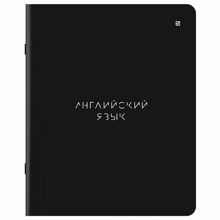 Тетради предметные, КОМПЛЕКТ 5 ПРЕДМЕТОВ, 48 л., матовая ламинация, BRAUBERG "MINIMAL", 405185