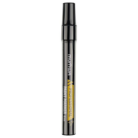 Маркер-краска MunHwa "Professional Paint Marker" черная, 4мм, нитро-основа 